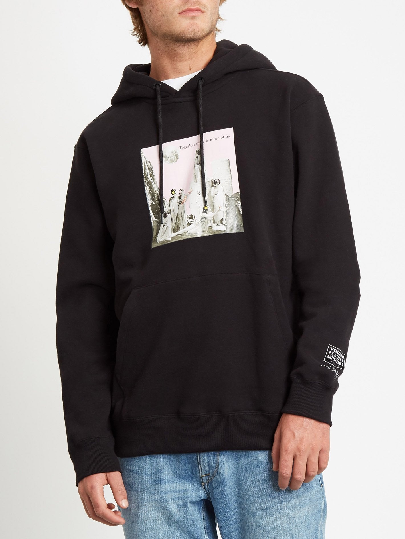 Sweat à capuche Schnips - BLACK