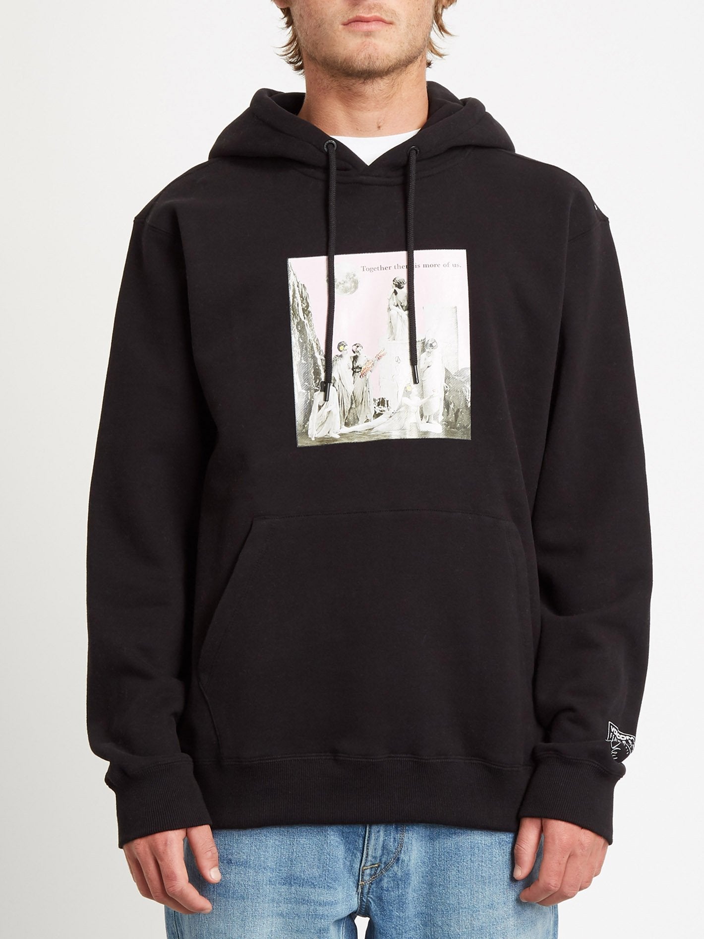Sweat à capuche Schnips - BLACK