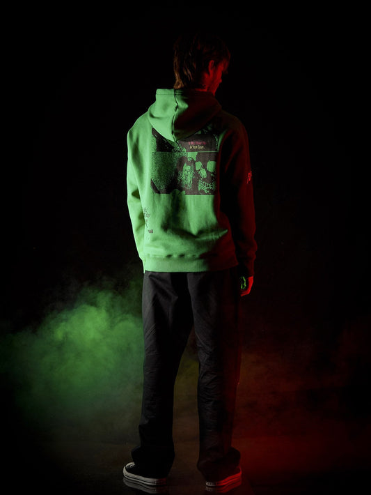 Bits Of Brain Hoodie - SCAROMATIC GRÜN