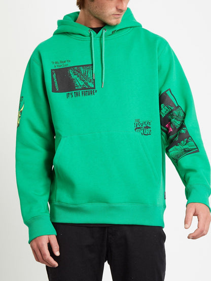 Sweat à capuche Bits Of Brain - SCAROMATIC GREEN