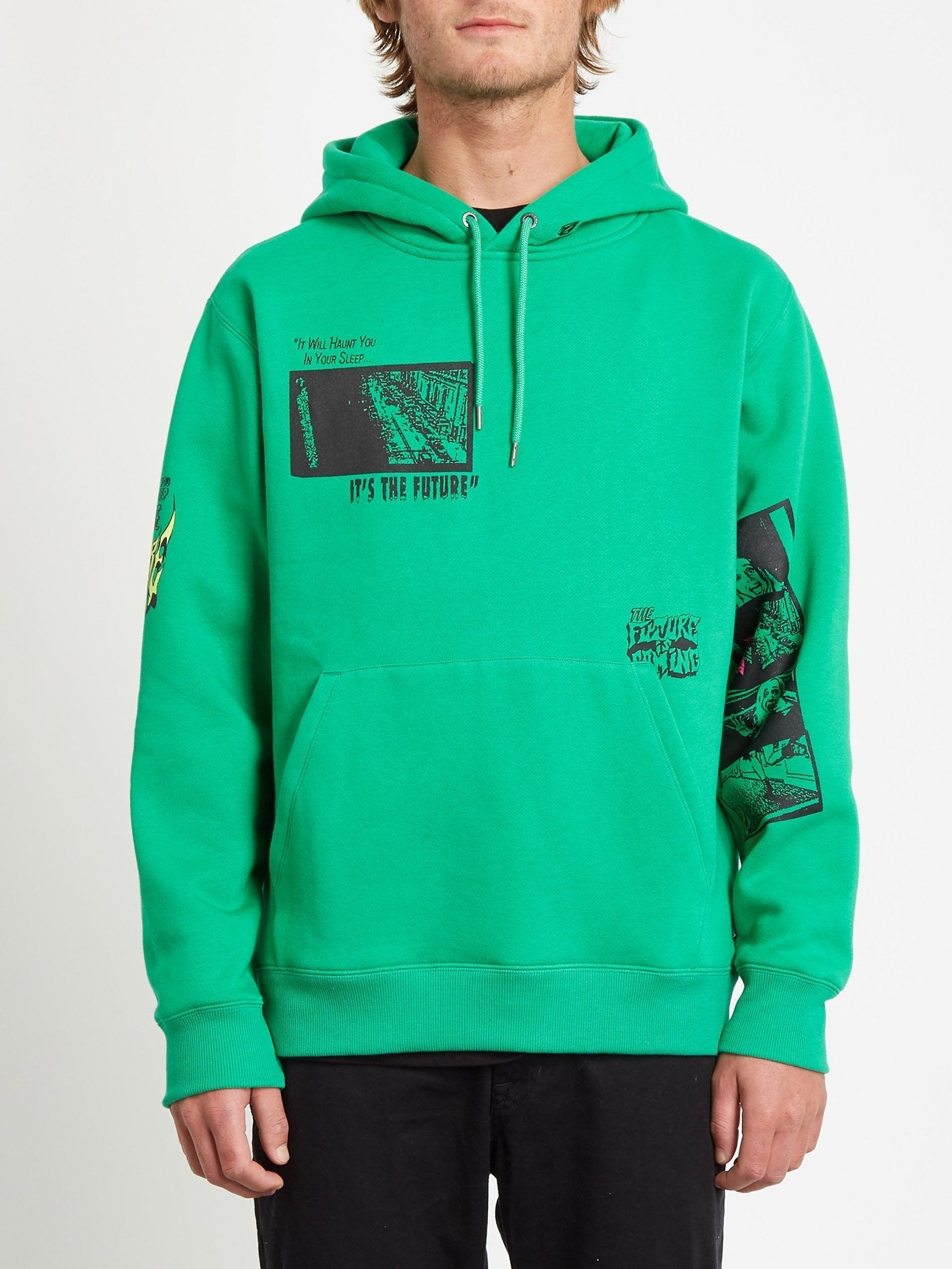 Sweat à capuche Bits Of Brain - SCAROMATIC GREEN