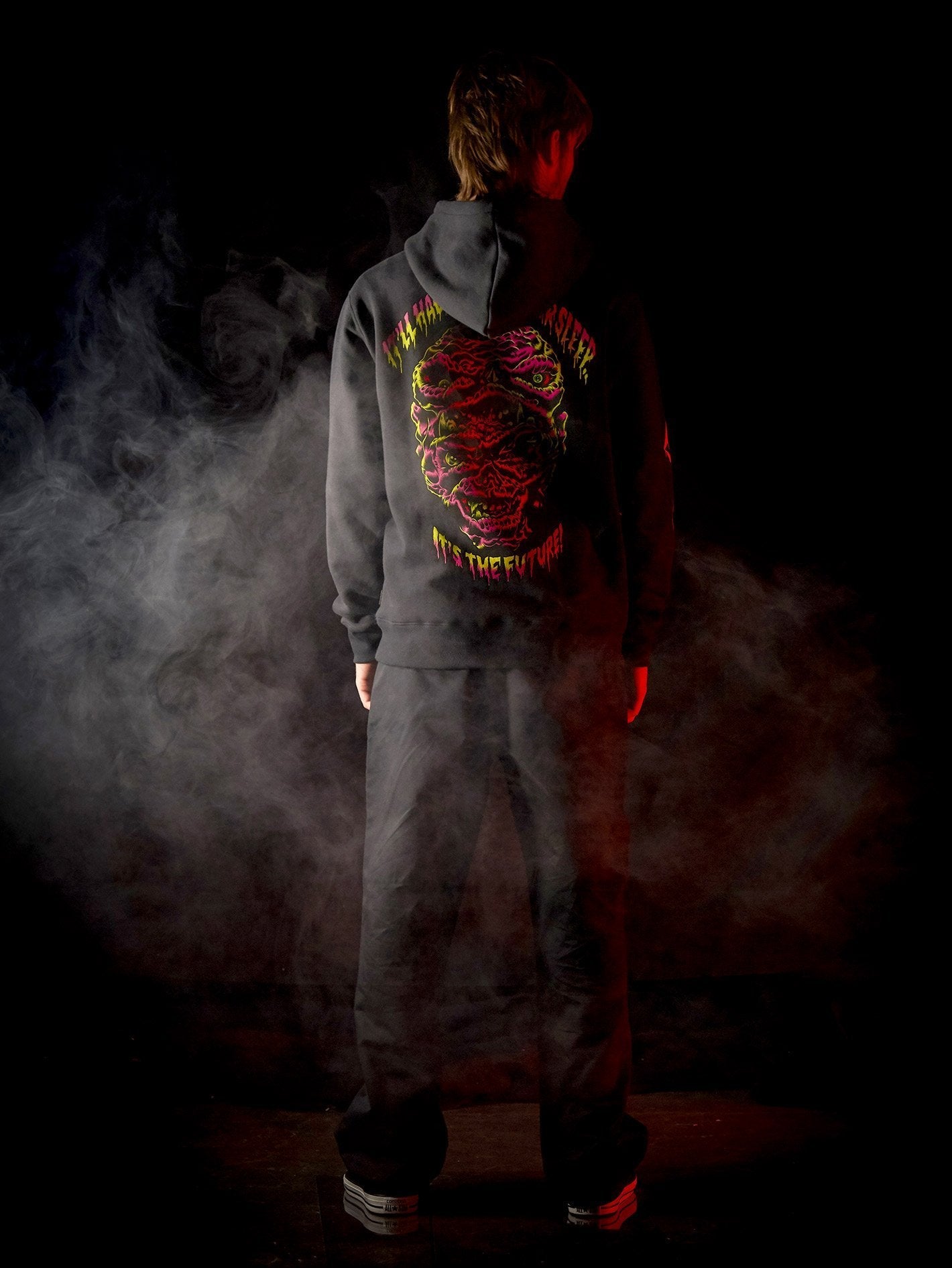 Michiel Walrave Kapuzenpullover – SCHWARZ