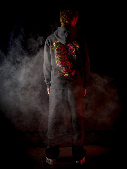 Michiel Walrave Kapuzenpullover – SCHWARZ