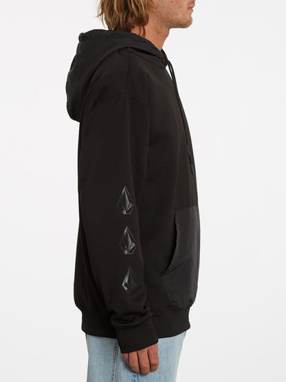 Iconic Tech Hoodie – SCHWARZ
