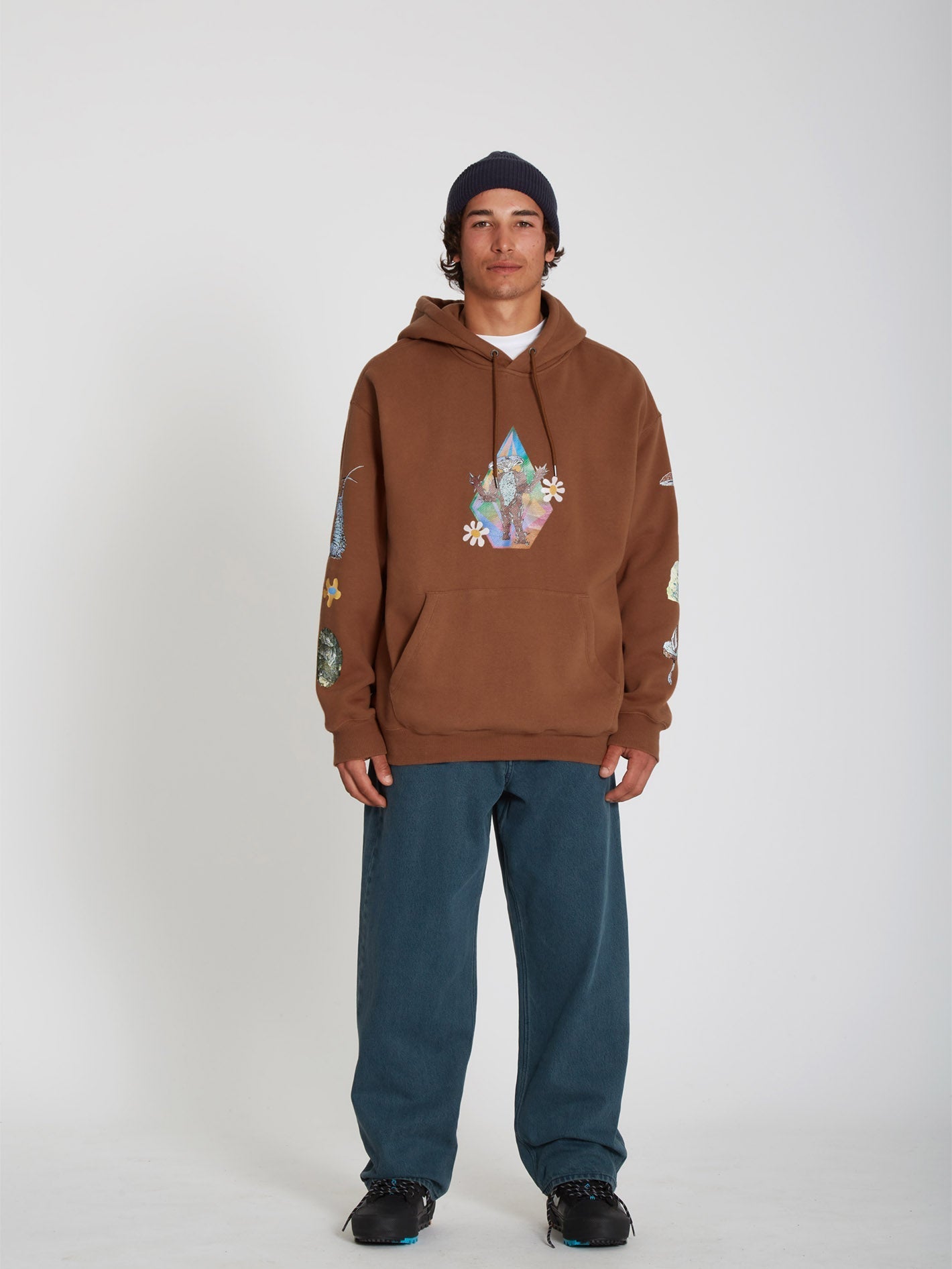 Sweat à capuche Chrissie Abbott X French - MOCHA