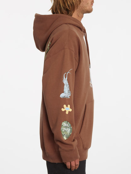 Sweat à capuche Chrissie Abbott X French - MOCHA