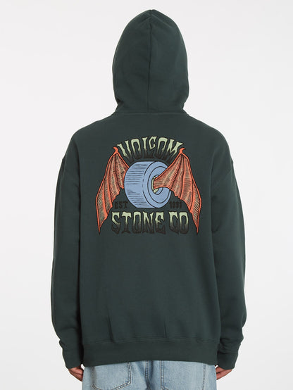 Hell Wheel Hoodie - ZEDERNGRÜN