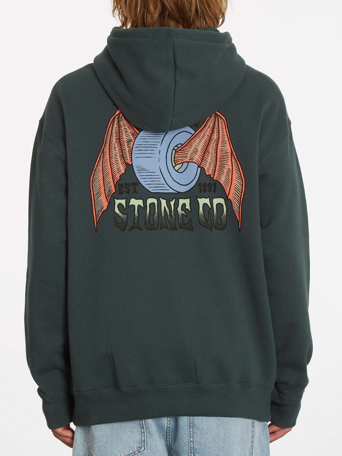 Hell Wheel Hoodie - ZEDERNGRÜN