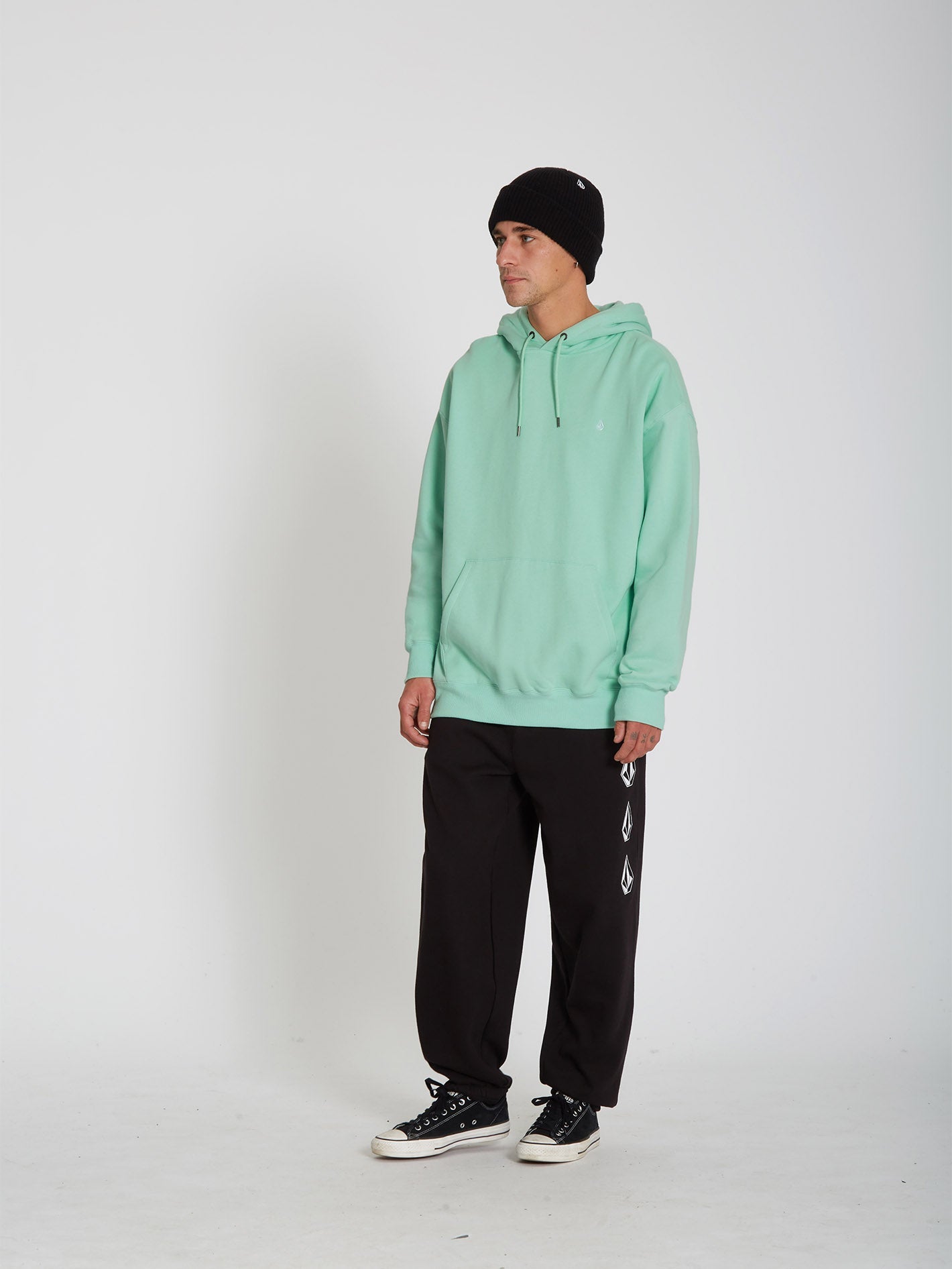 Single Stone Hoodie - FLECHTENGRÜN