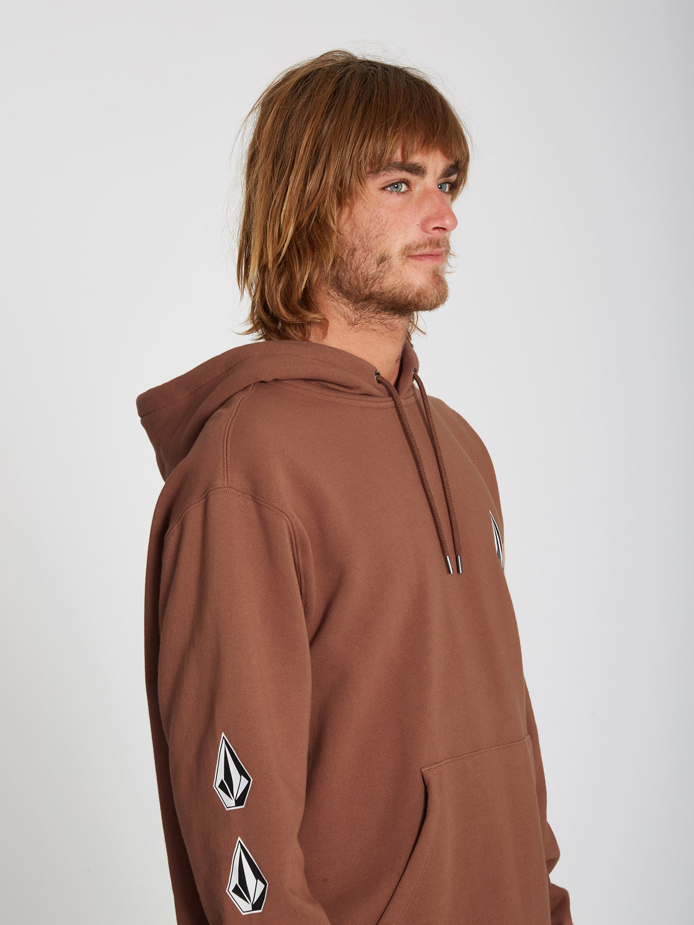 Sweat à capuche Iconic Stone - MOCHA