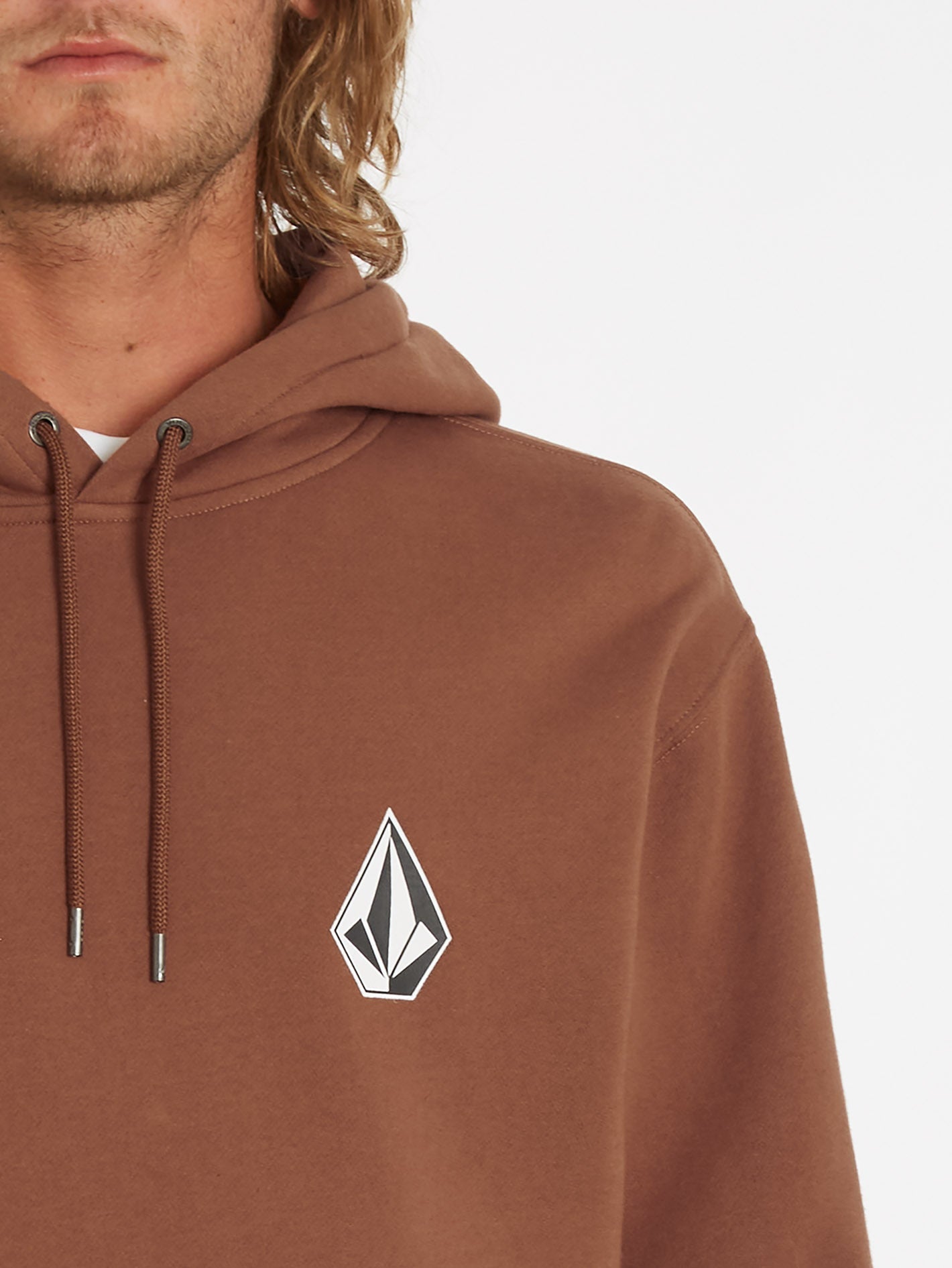 Sweat à capuche Iconic Stone - MOCHA