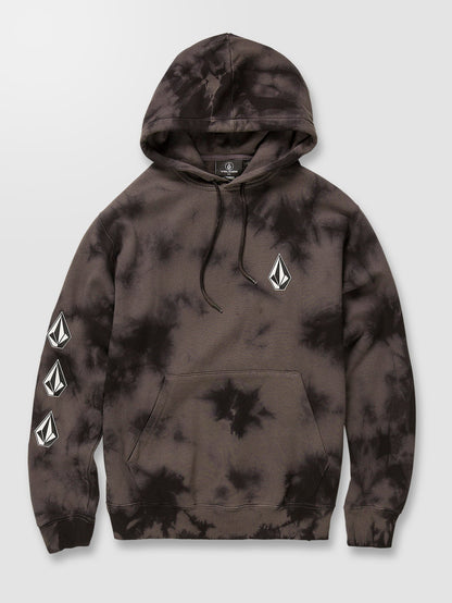 Sweat à capuche Iconic Stone Plus - BLACK