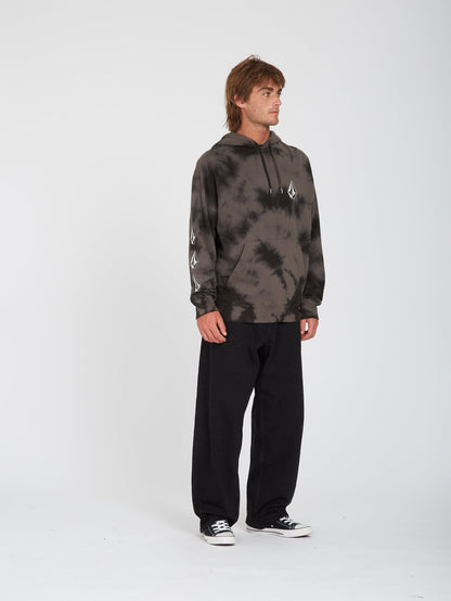 Sweat à capuche Iconic Stone Plus - BLACK