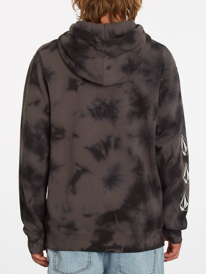 Sweat à capuche Iconic Stone Plus - BLACK