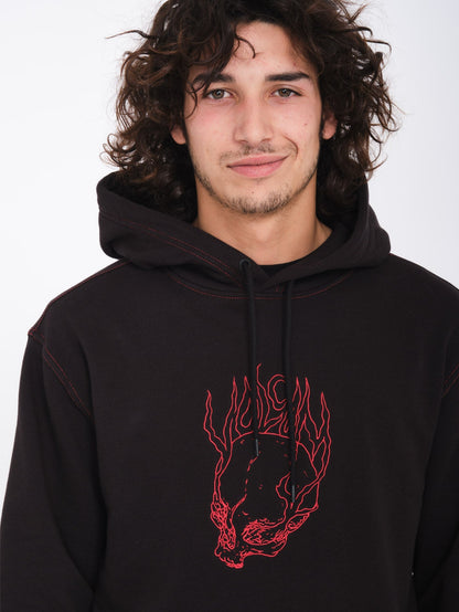 Burnher Hoodie - SCHWARZ