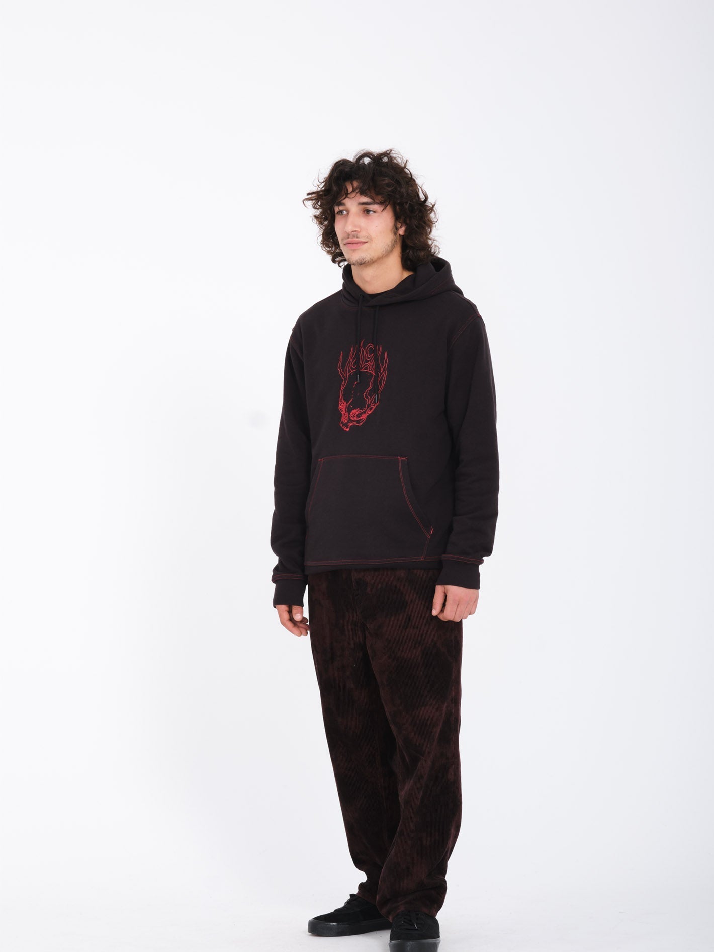 Burnher Hoodie - SCHWARZ