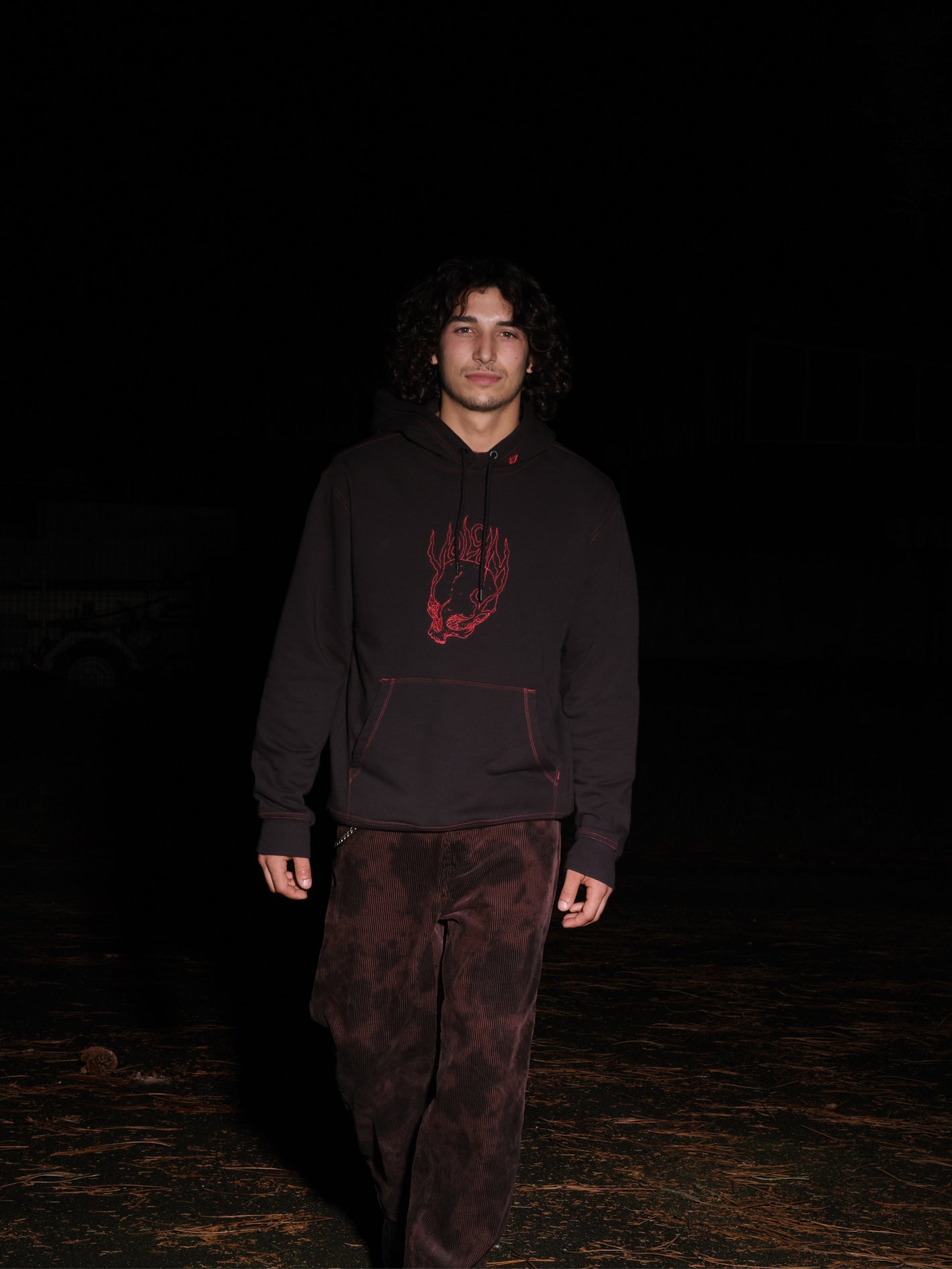 Burnher Hoodie - SCHWARZ