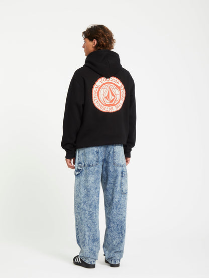 Sweat à capuche Volstoned - BLACK
