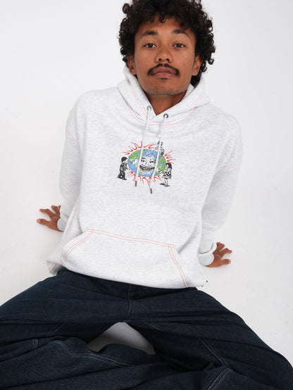 Keutchi 1 hoodie - BONE HEATHER