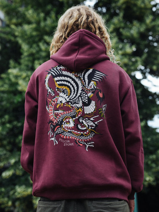 Lintell hoodie - MERLOT