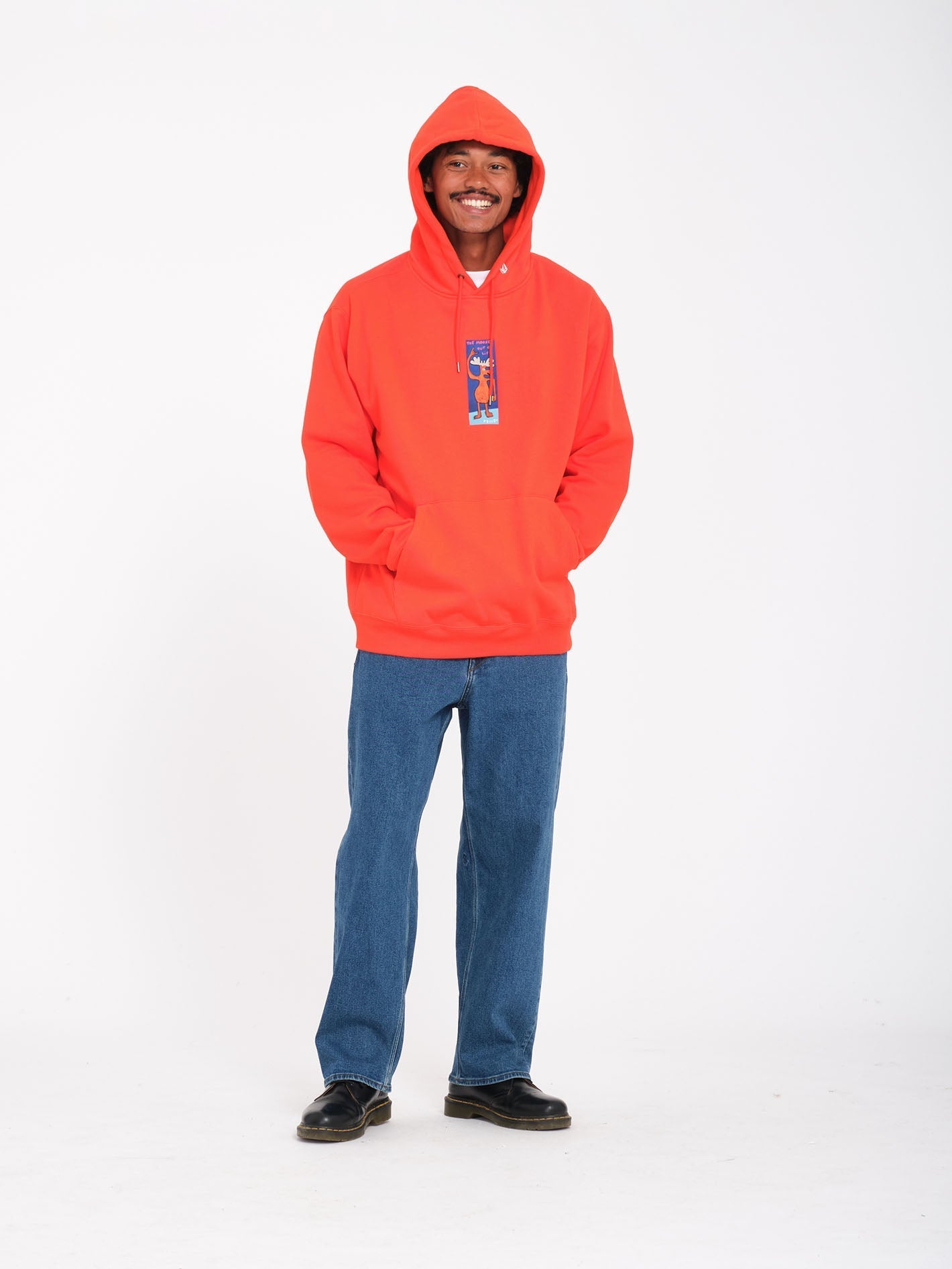 Olivmoose Hoodie - BRIGHT RED