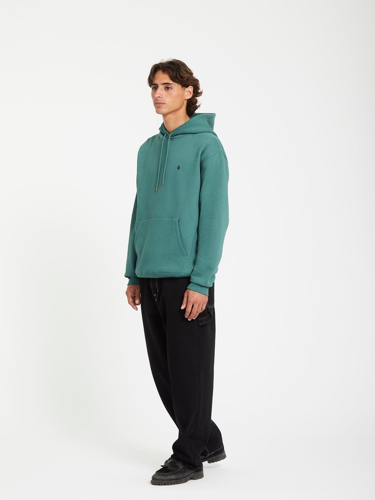 Single Stone Hoodie - MEERGRÜN