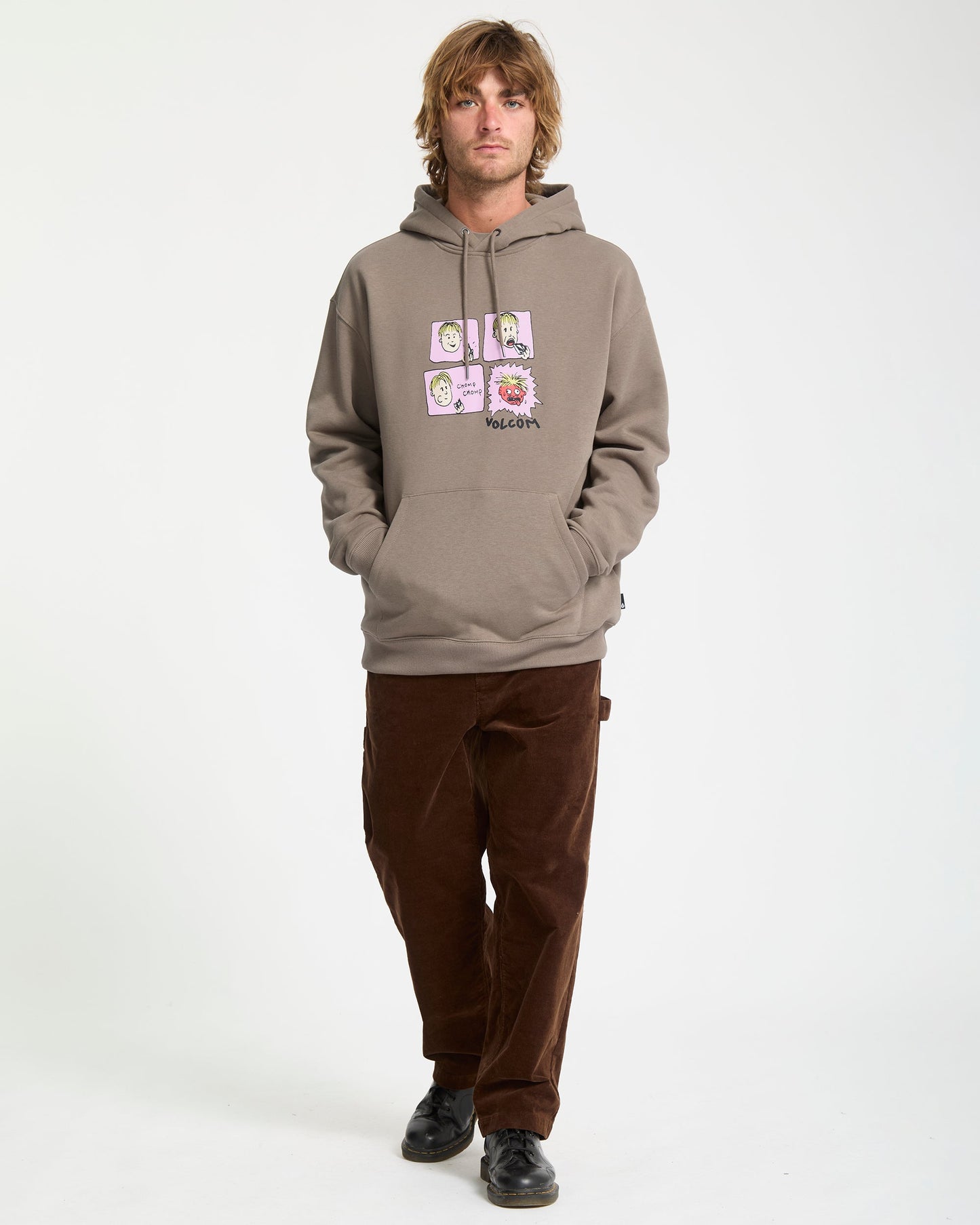Chomp Chomp Kapuzenpullover - Gestromt