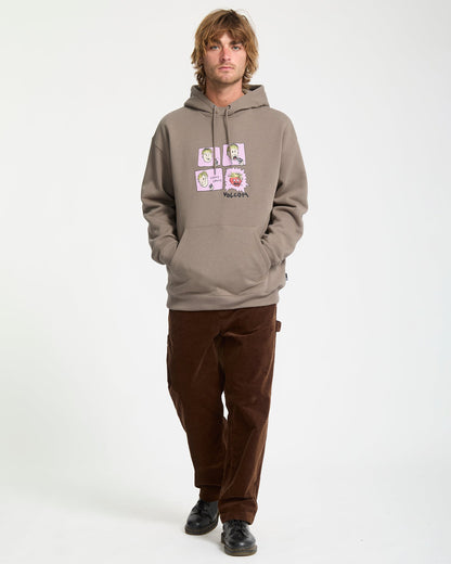 Chomp Chomp Kapuzenpullover - Gestromt
