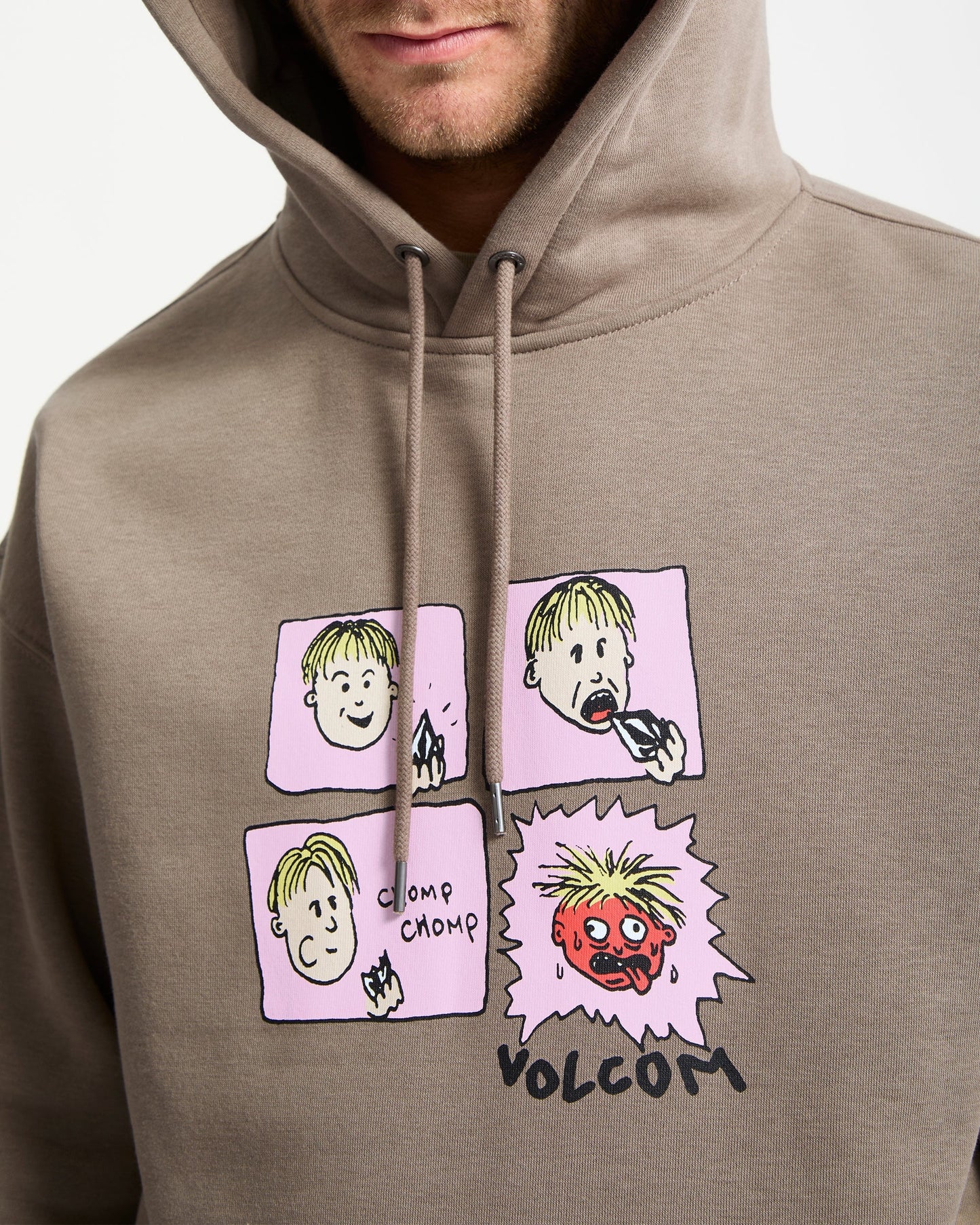 Chomp Chomp Kapuzenpullover - Gestromt