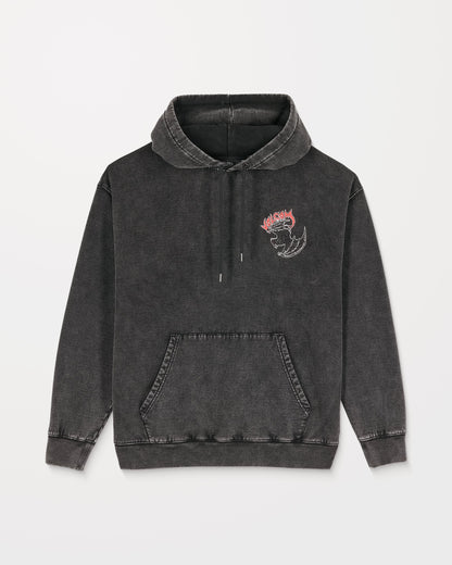 Nightwasher Hoodie - Helles Säureschwarz