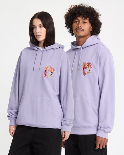Longo Cats Kapuzenpullover - Purple Ash