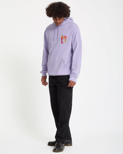 Longo Cats Kapuzenpullover - Purple Ash