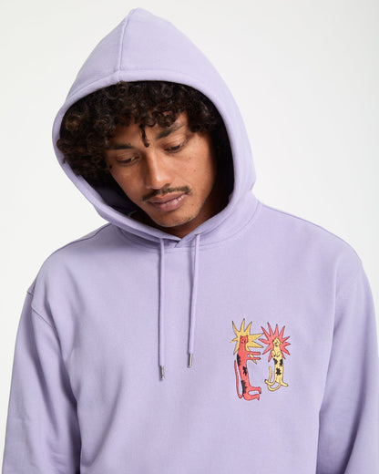 Longo Cats Kapuzenpullover - Purple Ash