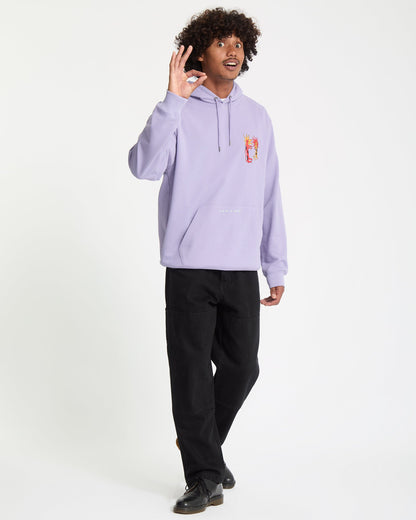 Longo Cats Kapuzenpullover - Purple Ash