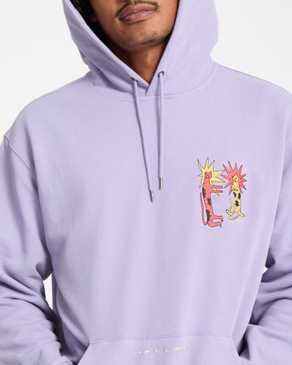 Longo Cats Kapuzenpullover - Purple Ash