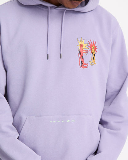 Longo Cats Kapuzenpullover - Purple Ash