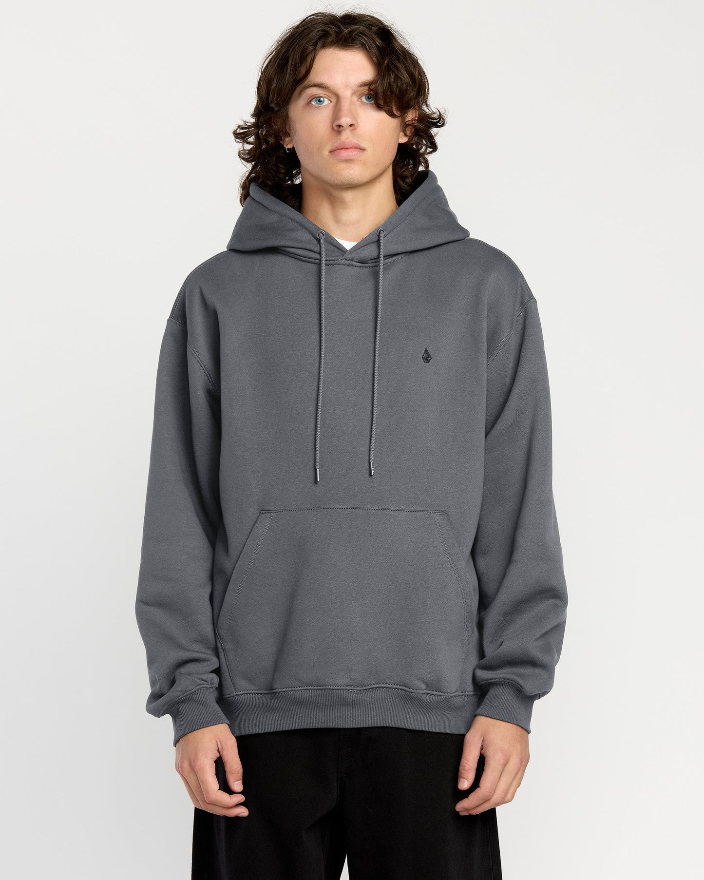 Sweat À Capuche Single Stone - Asphalt Black