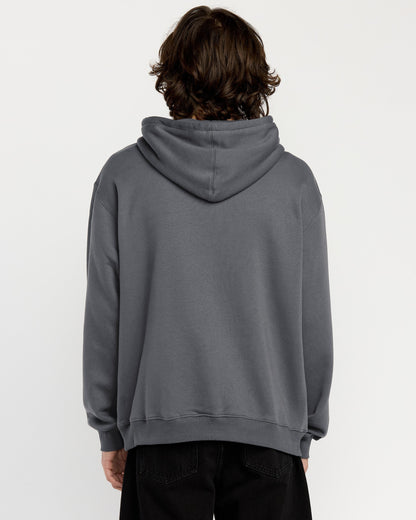 Sweat À Capuche Single Stone - Asphalt Black