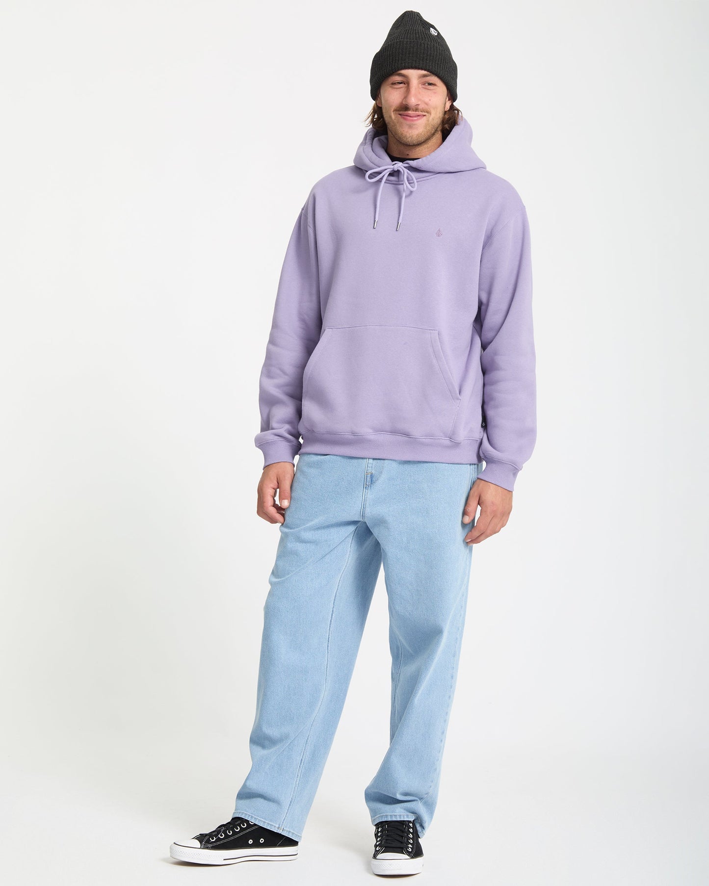 Sweat À Capuche Single Stone - Purple Ash
