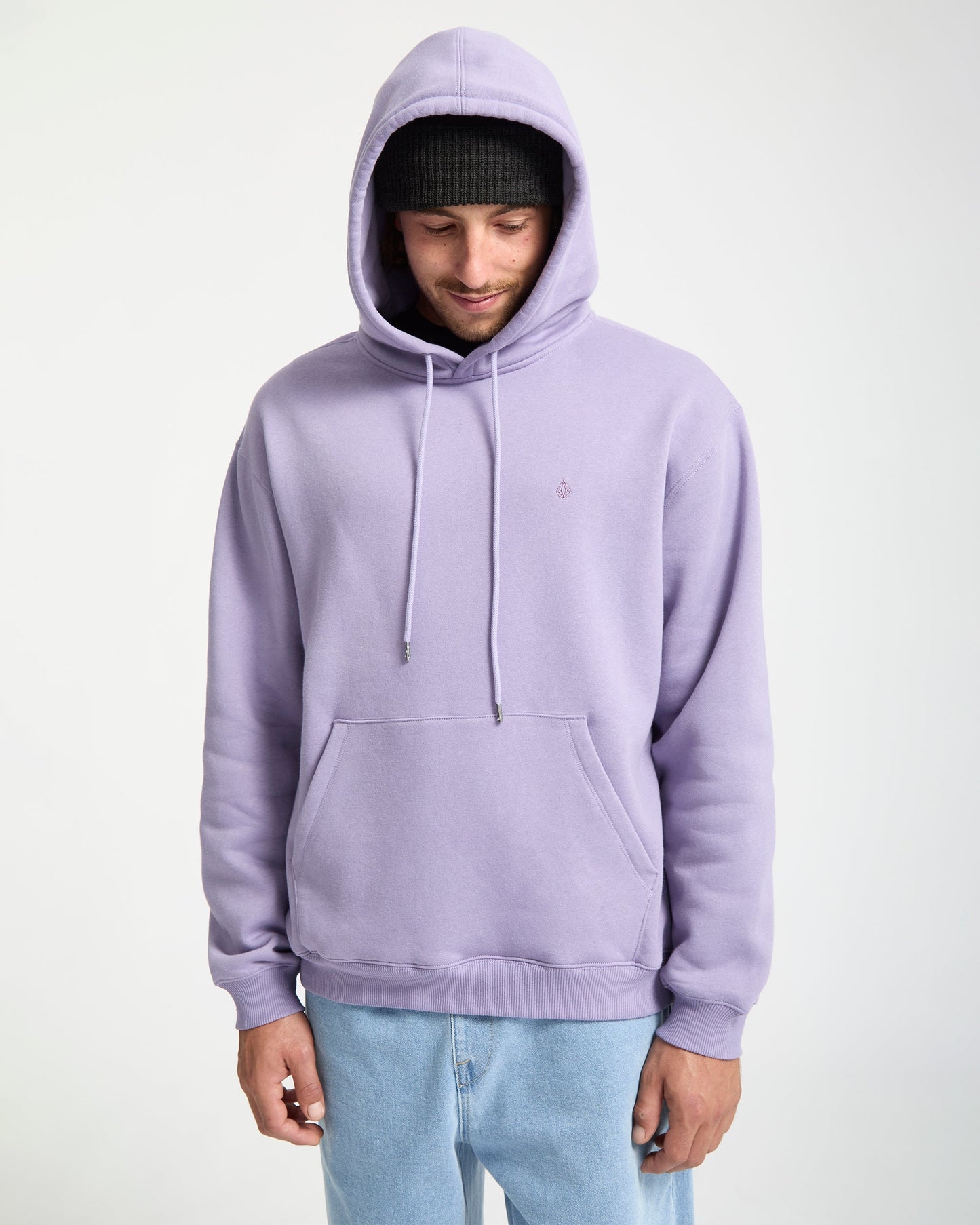 Sweat À Capuche Single Stone - Purple Ash