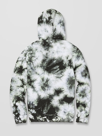 Sweat à capuche Iconic Stone Plus - LIME TIE DYE