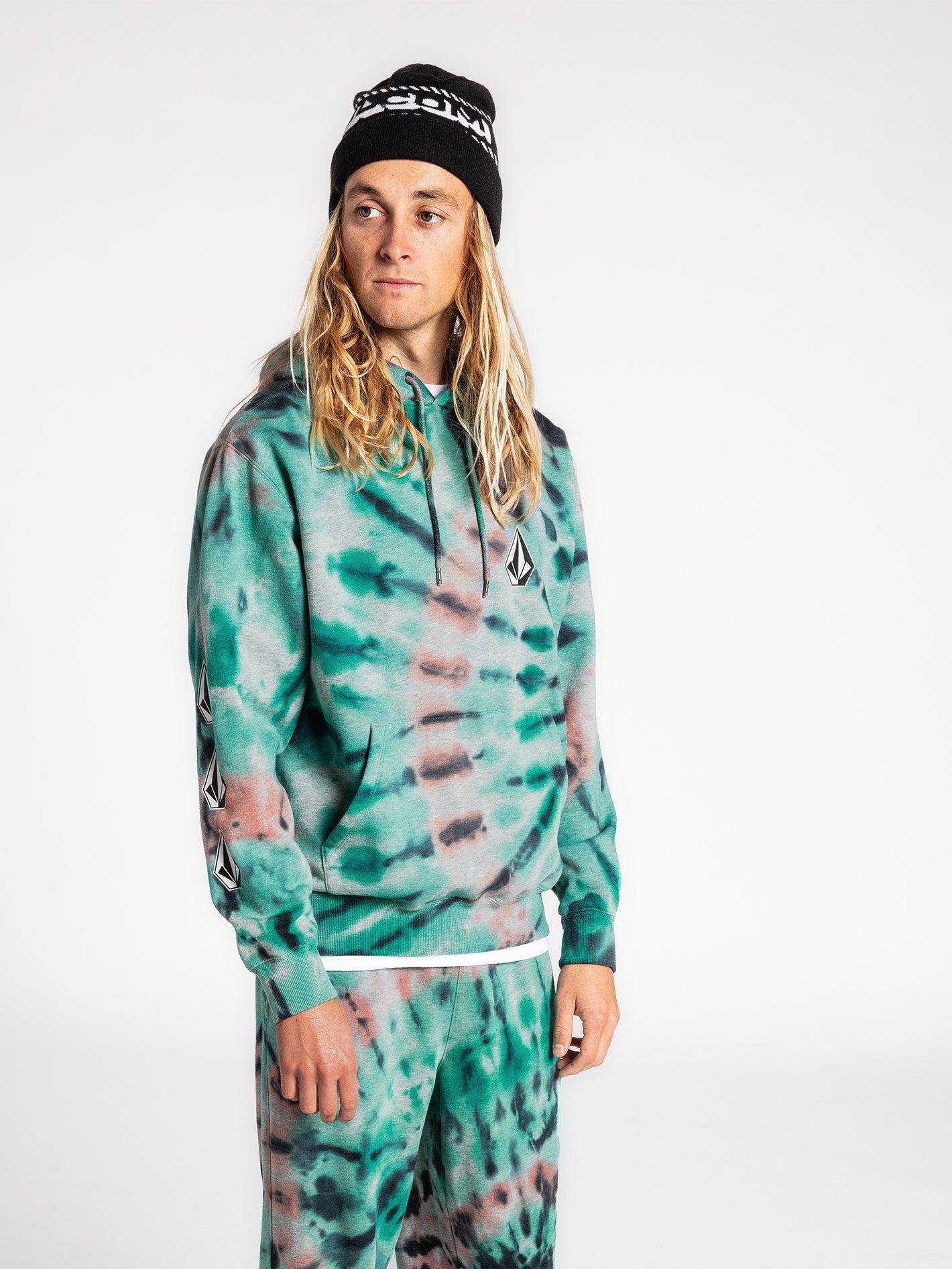 Iconic Stone Plus Hoodie - Tie Dye