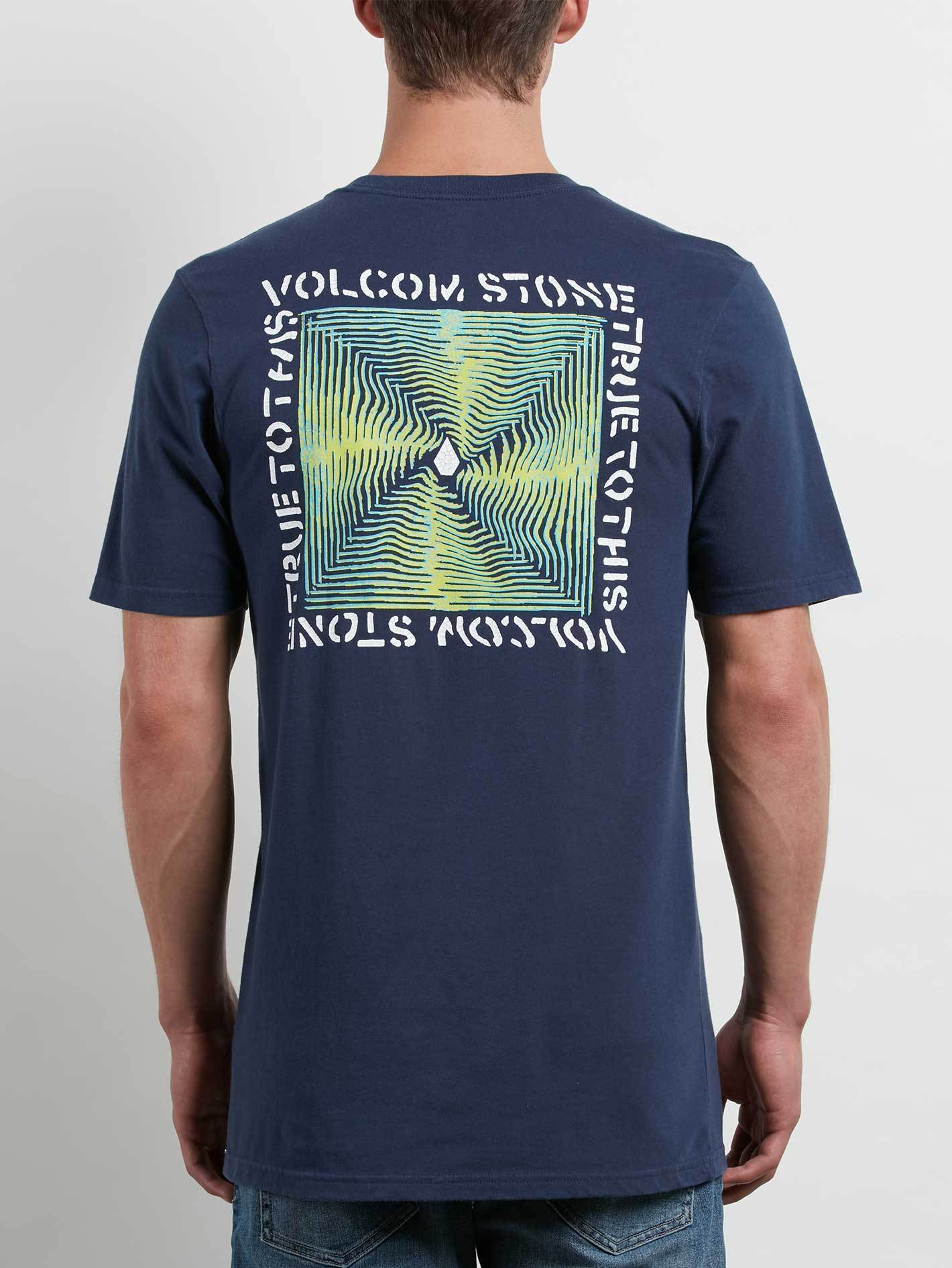 Stone Radiator Kurzarm-T-Shirt - Marineblau
