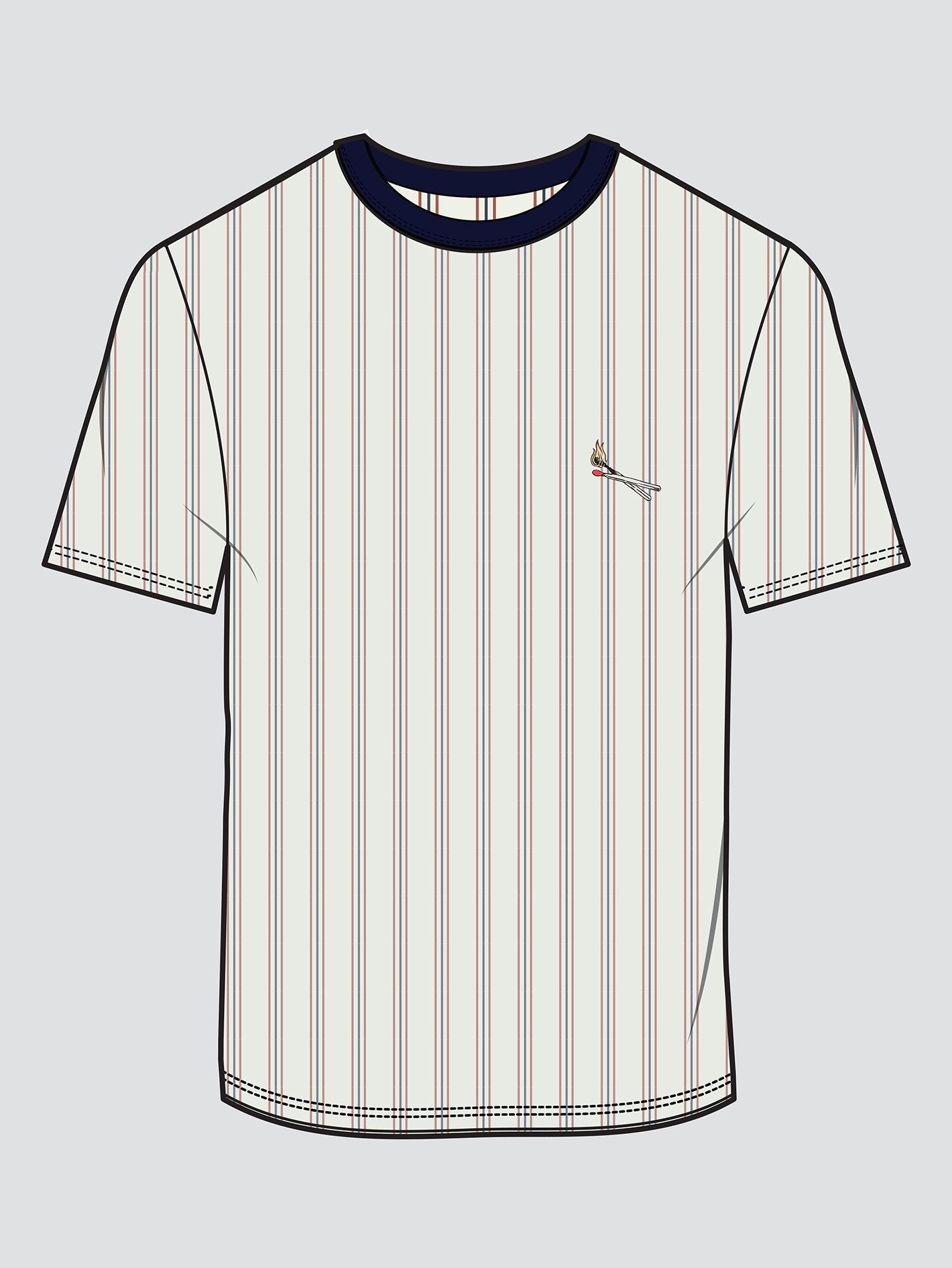 T-shirt à manches courtes Westbrooks - Egg White