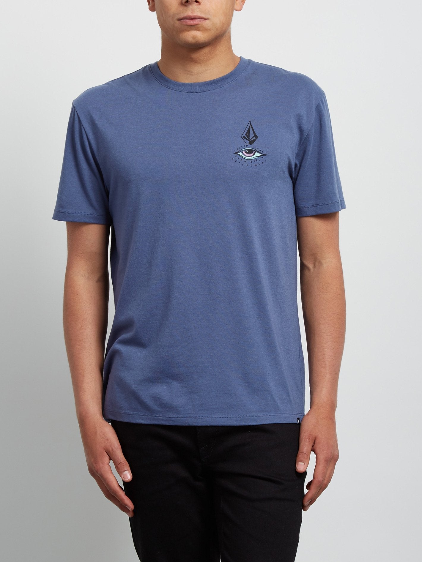 Burch Eye Kurzarm-T-Shirt - Dunkelblau
