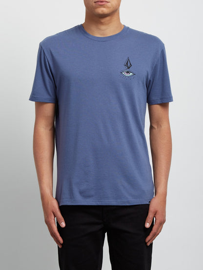Burch Eye Kurzarm-T-Shirt - Dunkelblau