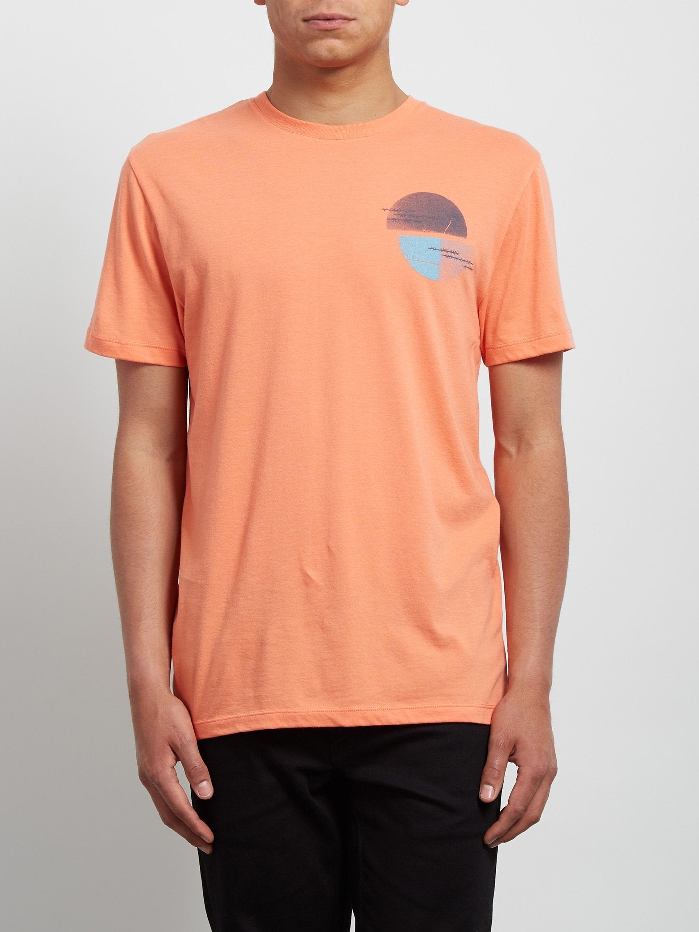 Over Ride Kurzarm-T-Shirt - Lachs