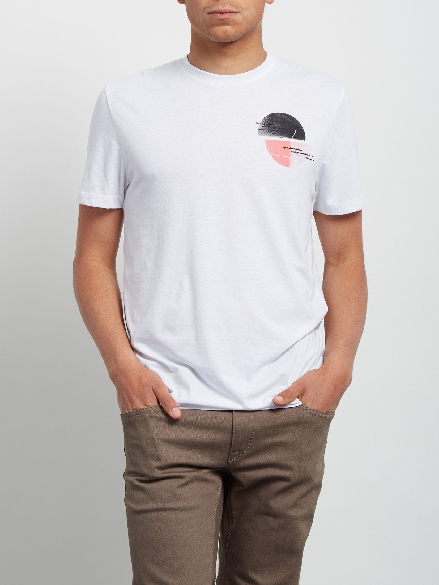 T-shirt à manches courtes Over Ride - White