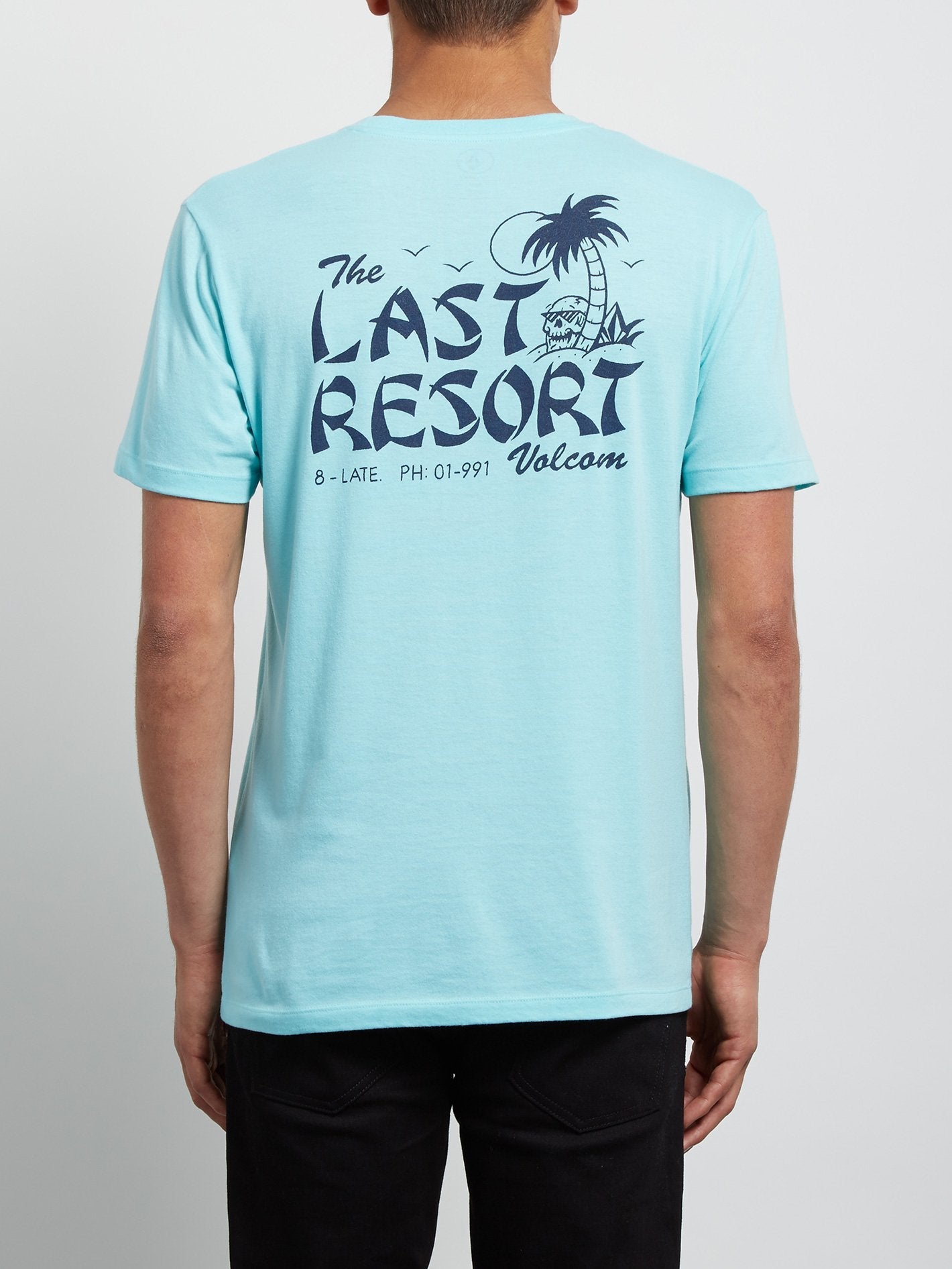 Last Resort Kurzarm-T-Shirt - Blasses Aqua