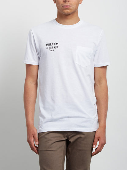 Hellacin Kurzarm-T-Shirt - Weiß